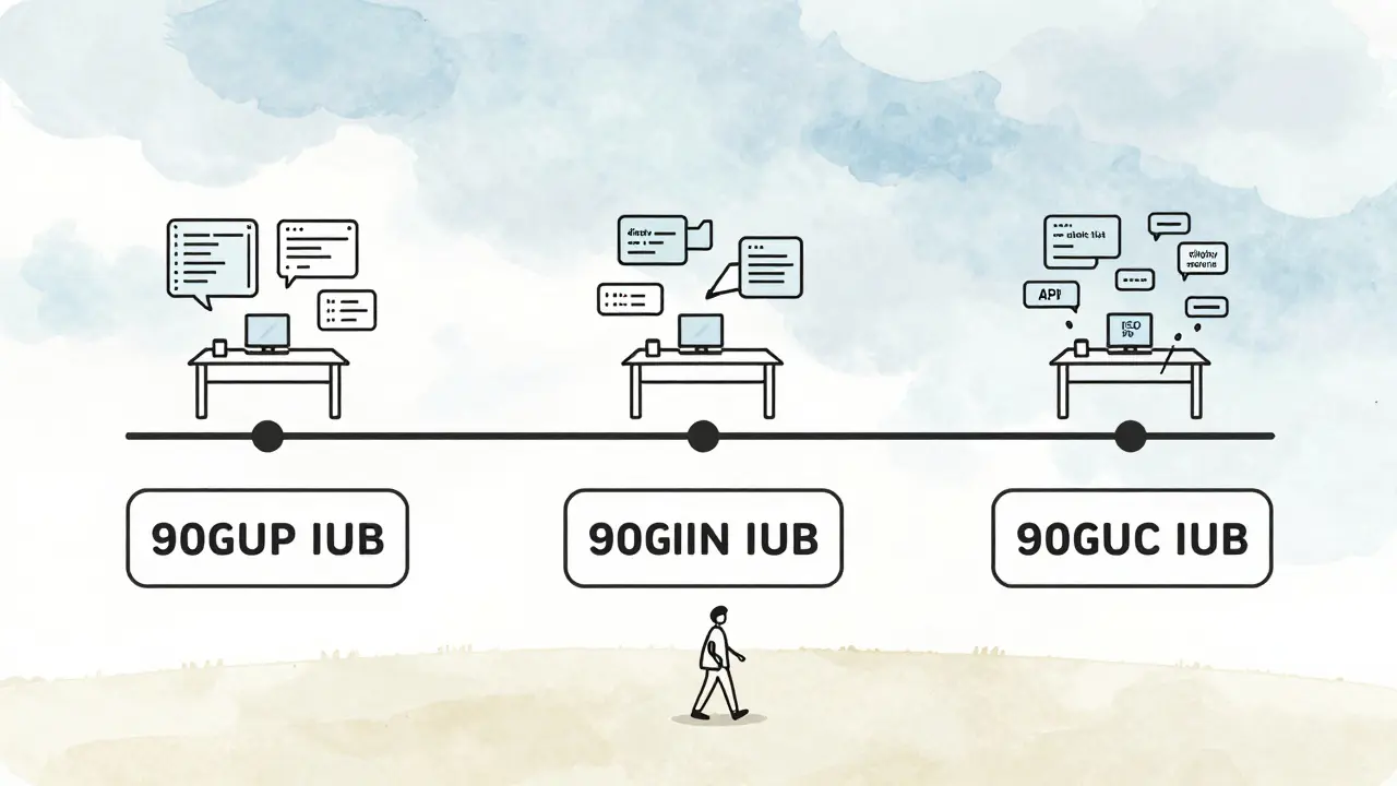 Developer working in focused 90-minute blocks with breaks for walks and small tasks.